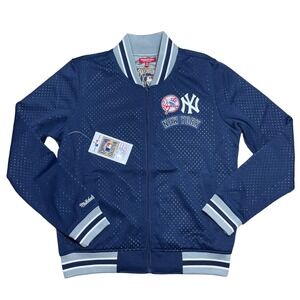 Mitchell Ness NY‎ Yankees Cooperstown Collection Womens Mesh Jacket XMALL